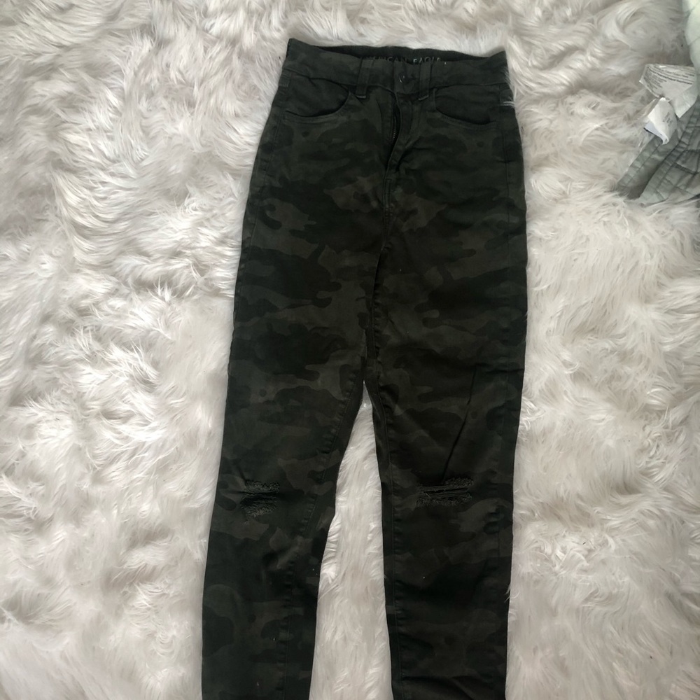 American Eagle Camo Jeans